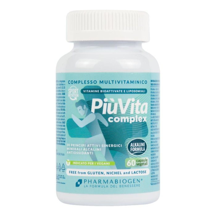 Più Vita Complex 60 capsule - multivitaminico con minerali e antiossidanti