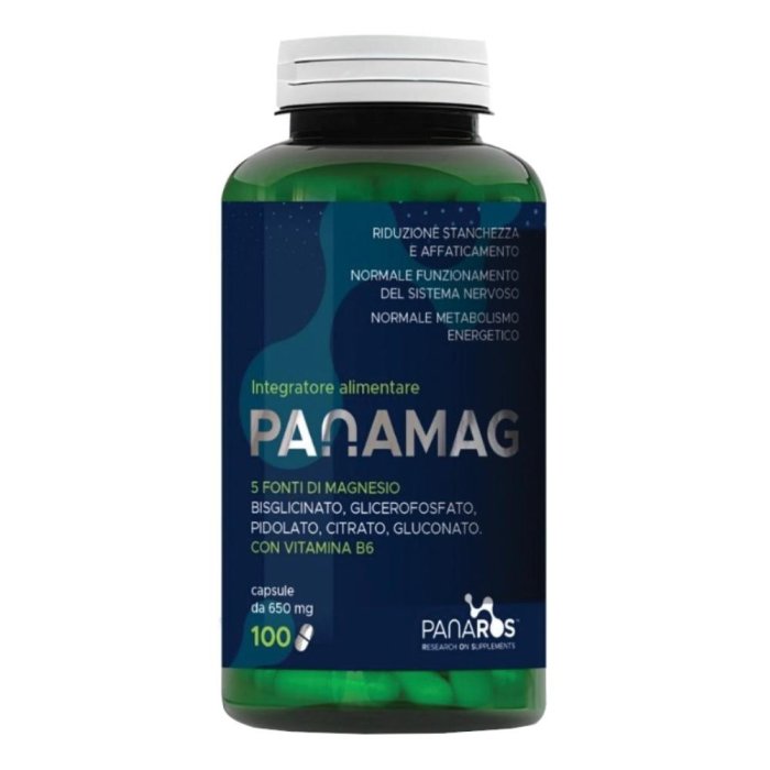 Panamag 100 capsule - integratore di magnesio e potassio