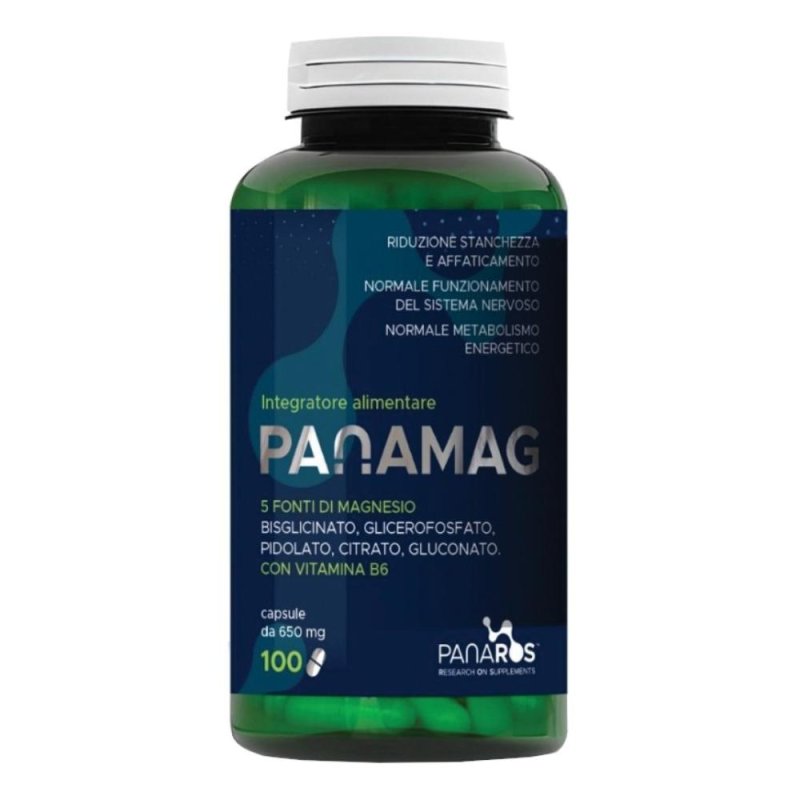 Panamag 100 capsule - integratore di magnesio e potassio Panamag 100 capsule - integratore di magnesio e potassio