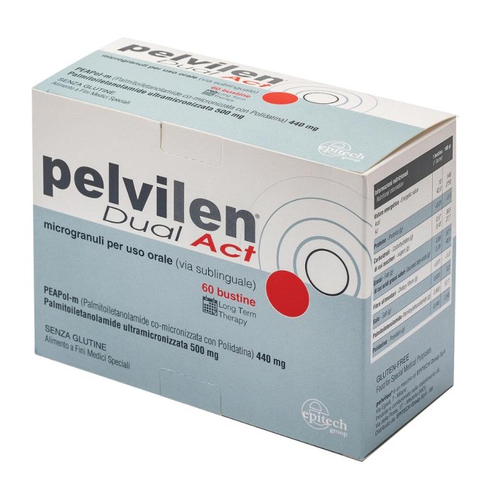 Pelvilen Dual Act 60 Bustine Integratore per Apparato Uro-Genitale