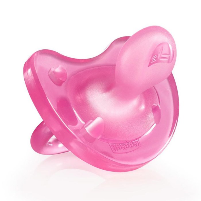 Chicco Gommotto Silicone Rosa Mesi 12+