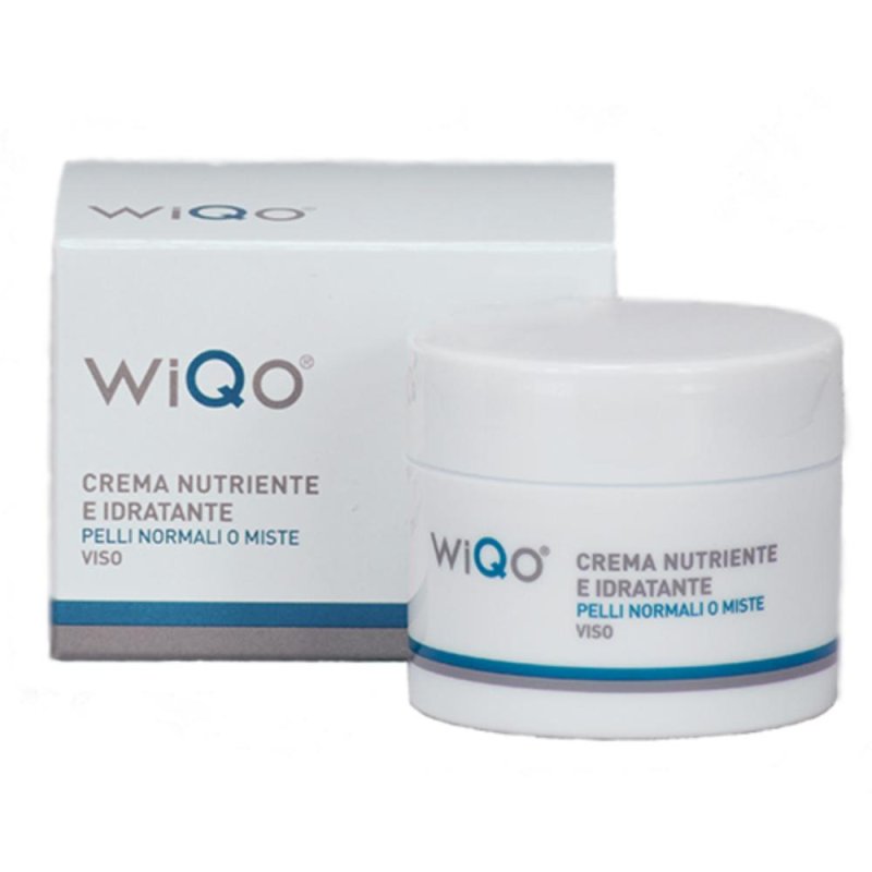 WiQo Crema Nutriente Idratante pelli secche - crema viso ricca per pelle secca e disidratata