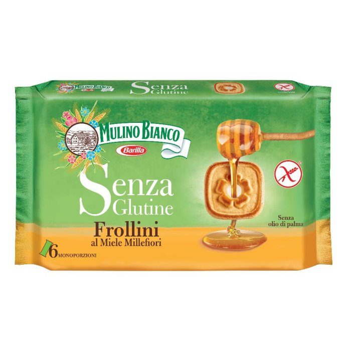 Mulino Bianco Frollino Al Miele Millefiori Senza Glutine 250 g