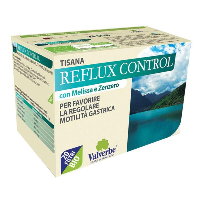 Valverbe Reflux Control 20 g tisana in filtri per reflusso e acidità