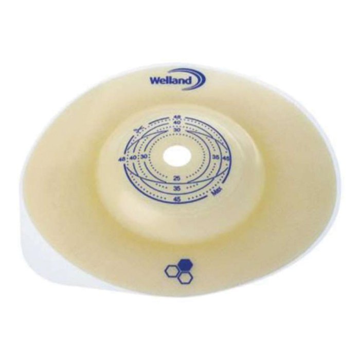 Teleflex Medical Placca Convessa Aurum 2 55mm Ritagliabile 5 Pezzi