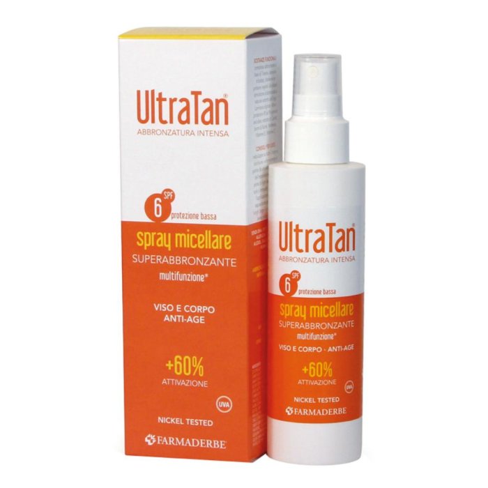 Farmaderbe Ultra Tan - Spray Micellare Superabbronzante SPF6 150 ml