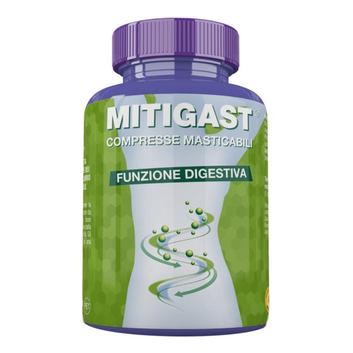 Mitigast 80 mg compresse masticabili per gonfiore addominale, meteorismo e aerofagia