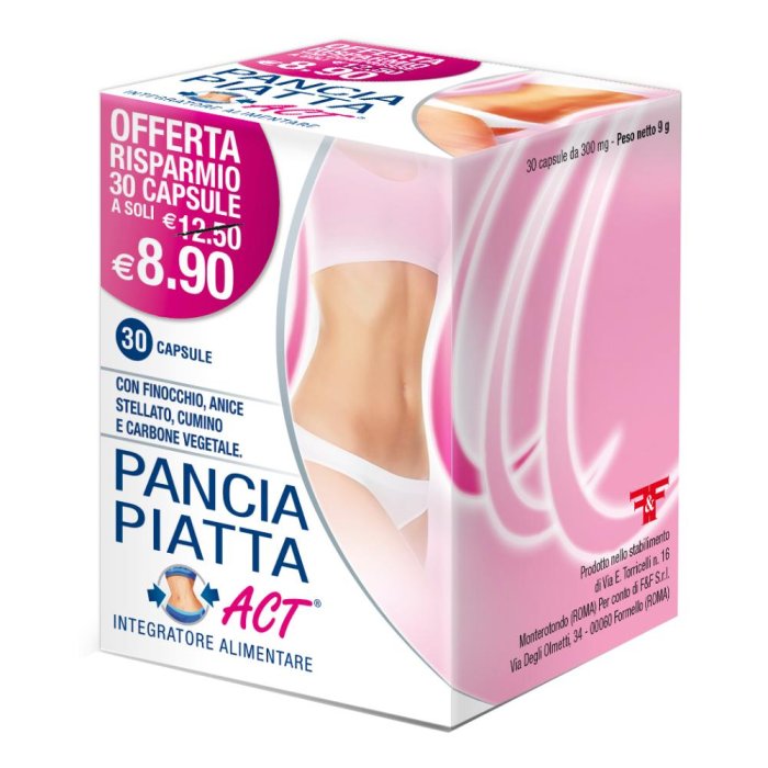 Linea Act Pancia Piatta Act Integratore Alimentare 30 Capsule