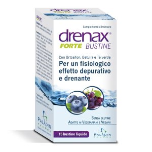 Paladin Pharma Drenax Forte Mirtillo Integratore Alimentare 15 Stick Pack