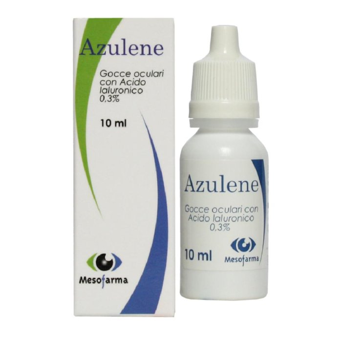 Azulene gocce oculari idratanti e lubrificanti 10ml