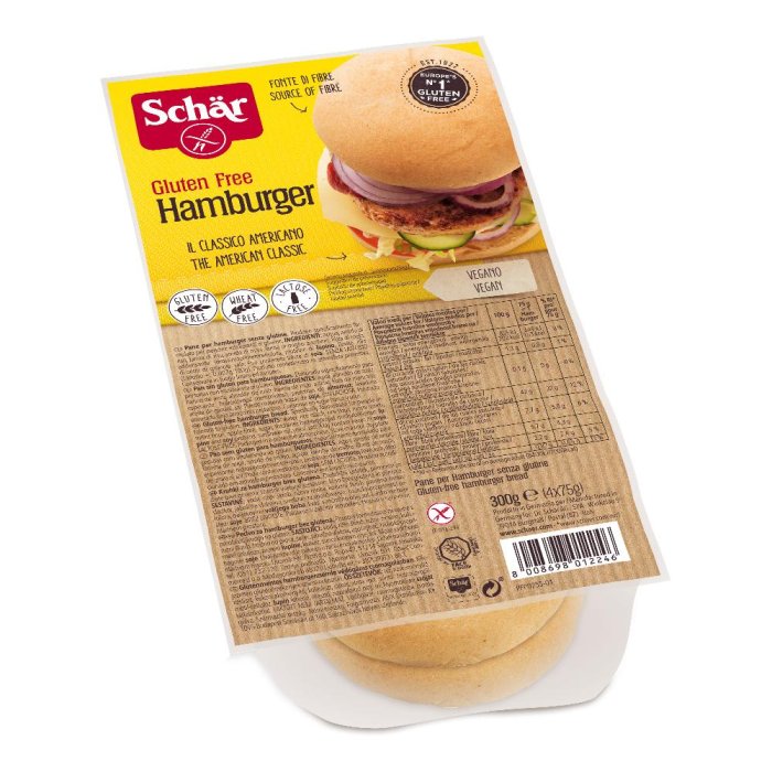 Schar Panini Hamburger Senza Glutine 300g