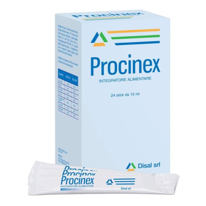Procinex 24 Stick Orali da 15 Millilitri Integratore Alimentare in Formato Monodose
