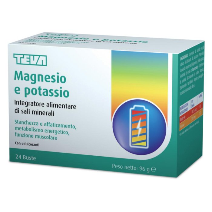 Teva Magnesio Potassio 24 Bustine