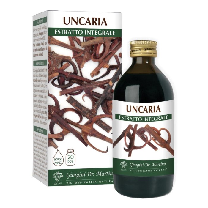 Uncaria Estratto Integrale Liquido Analcoolico 200ml Dr.Giorgini