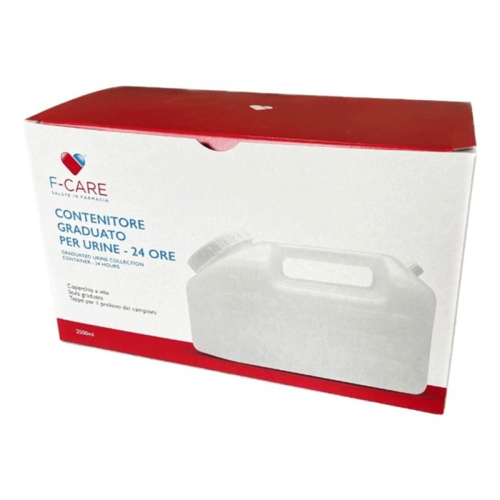 Farvima F-Care Contenitore Sterile Raccolta Urine 24h 2500 ml