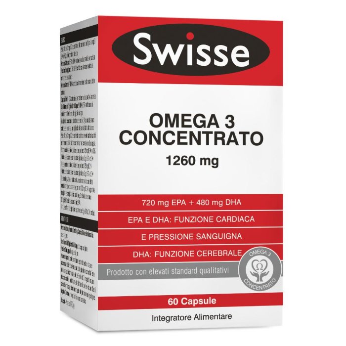Swisse - Omega 3 Concentrato - Integratore Alimentare 60 Compresse