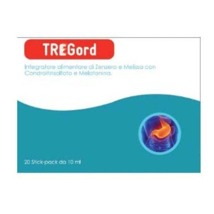 Tregord - Integratore Alimentare per Digestione e Benessere Intestinale - 20 Bustine Stick-Pack