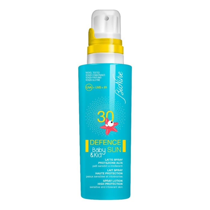 Bionike Defence Sun Baby E Kid Latte Solare Spray Spf 30 125 ml