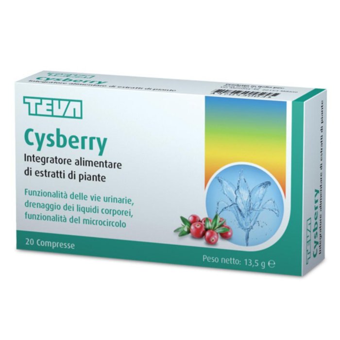Teva Italia Srl Cysberry Integratore Alimentare 20 Compresse
