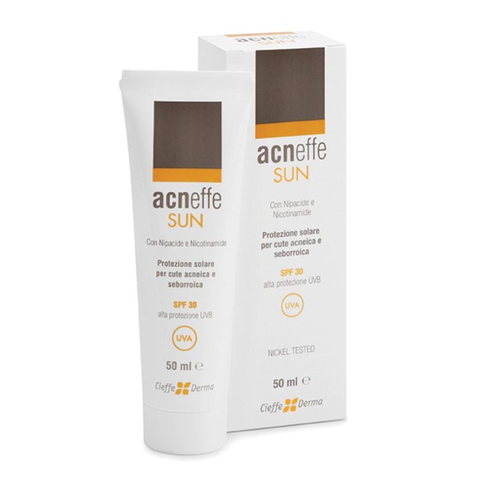 Cieffe Derma Acneffe Sun Protezione Solare Spf 30 Per Cute Acneica 50 ml