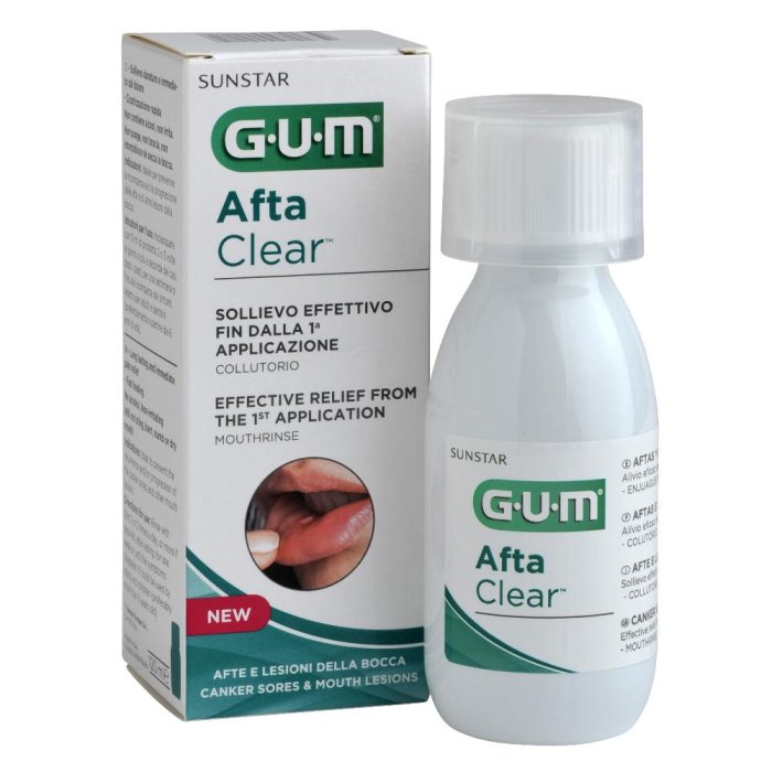 Sunstar Italiana Gum Aftaclear Rinse 120 Ml Collutorio
