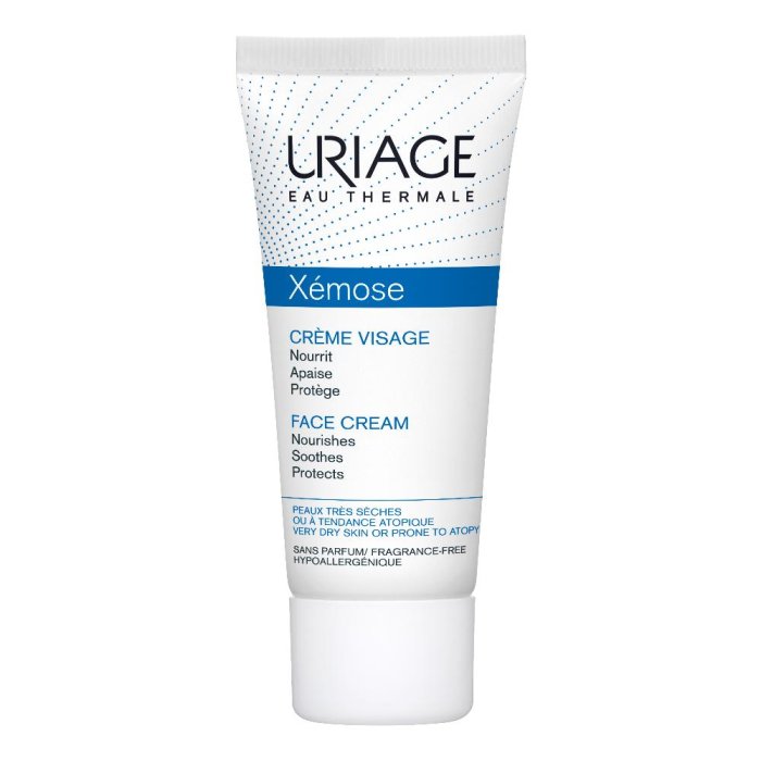 Uriage Xemose C8+ Crema Viso Lenitiva e Nutriente per Pelle Secca 40 ml
