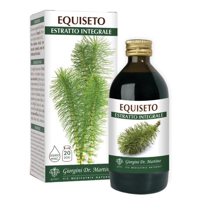 Equiseto Estratto Fluido 200 ml SVS Integratore Naturale Drenante e Rimineralizzante