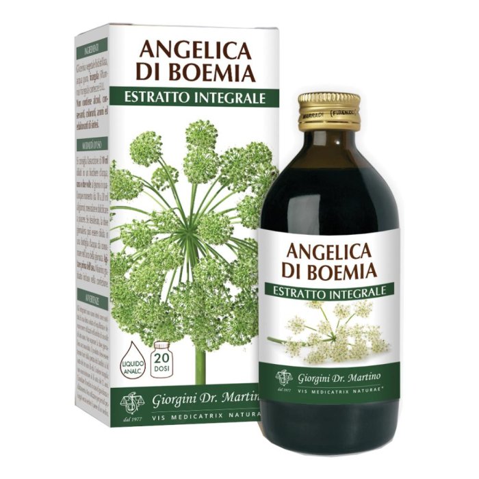 Angelica di Boemia Estratto Integratore Alimentare Naturale a Base di Angelica per Digestione e Benessere