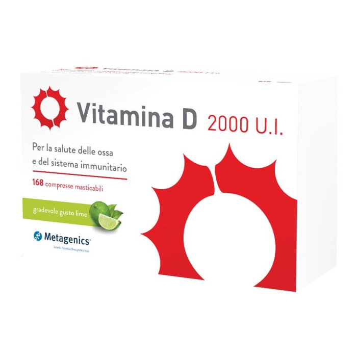 Vitamina D 2000 UI Confezione 168 Compresse Metagenics