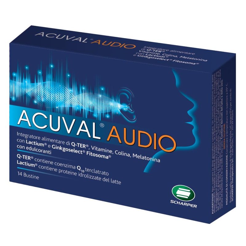 Acuval audio 14 bustine orosolubile 1,8 g