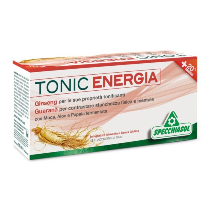 Specchiasol Tonic Energia 12 Flaconcini 10 ml