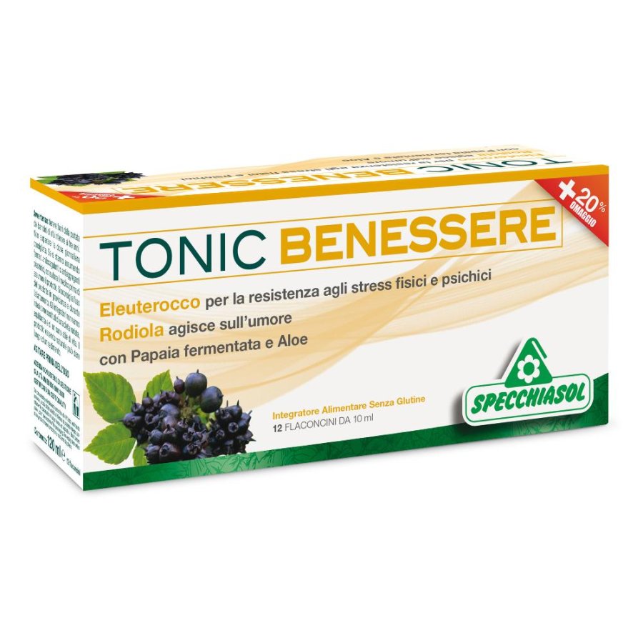 Specchiasol Tonic Benessere 12 Flaconcini 10 ml