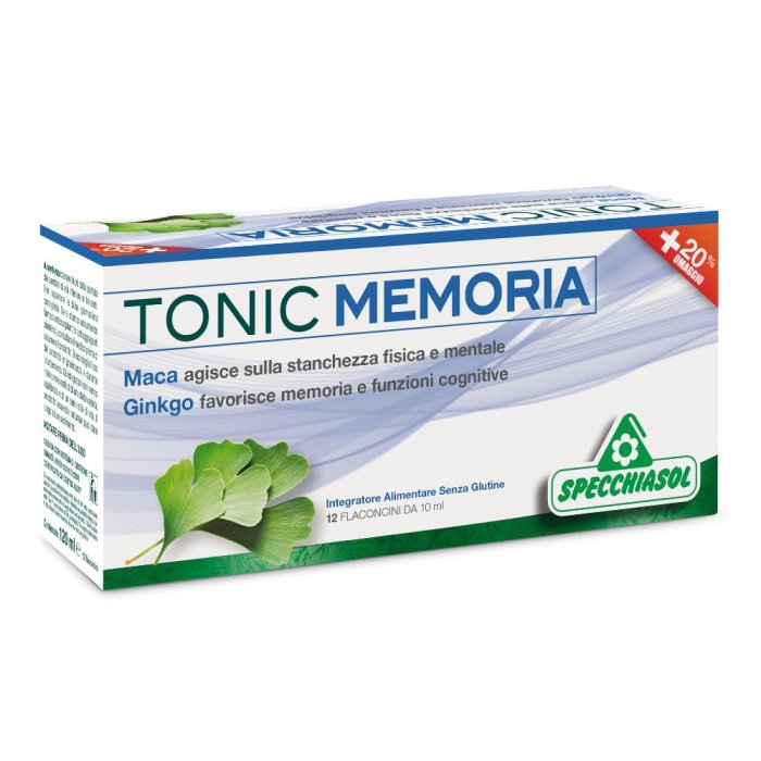 Specchiasol Tonic Memoria 12 Flaconcini 10 ml