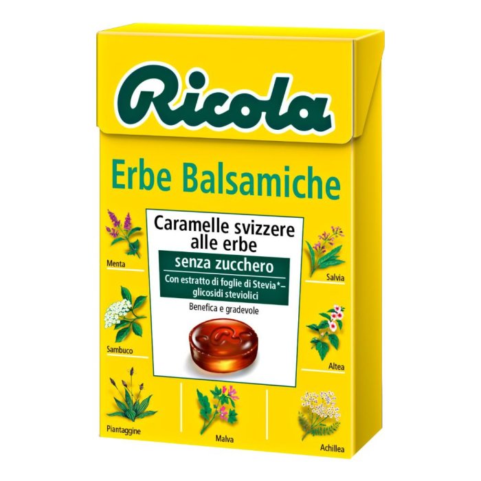 Ricola Erbe Balsamiche Caramelle Erbe Senza Zucchero 50 g