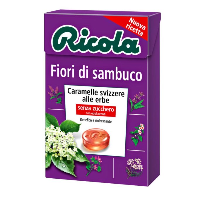 Divita Ricola Fiori Di Sambuco Senza Zucchero 50 G