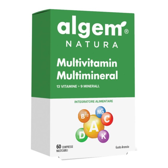 Algem Natura B.You Multivitamin Multimineral Integratore Alimentare 60 Compresse