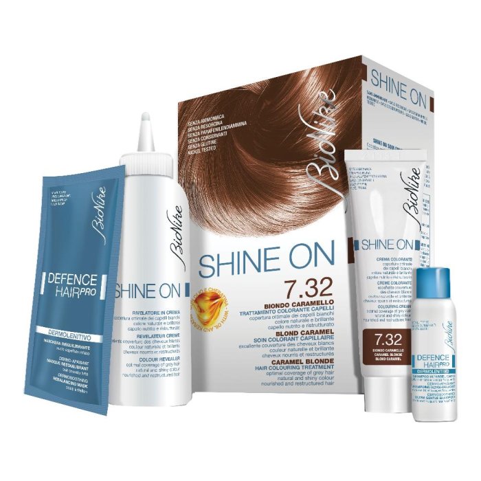 BioNike Colorazione Shine ON Trattamento Capelli 7.32 Biondo Caramello