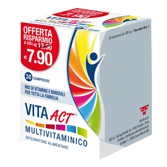 F&f Vita Act Multivitaminico 30 Compresse