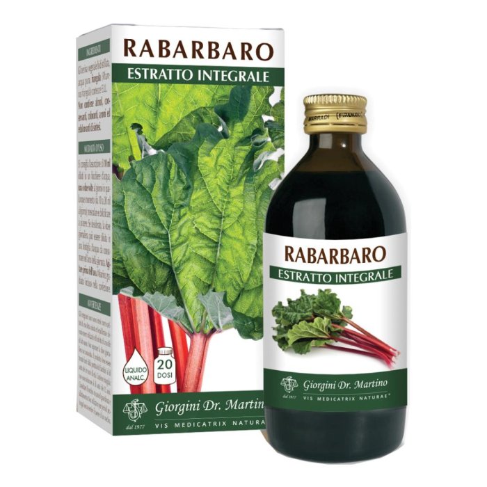 Dr.giorgini Ser-vis Rabarbaro Estratto Integrale 200 Ml