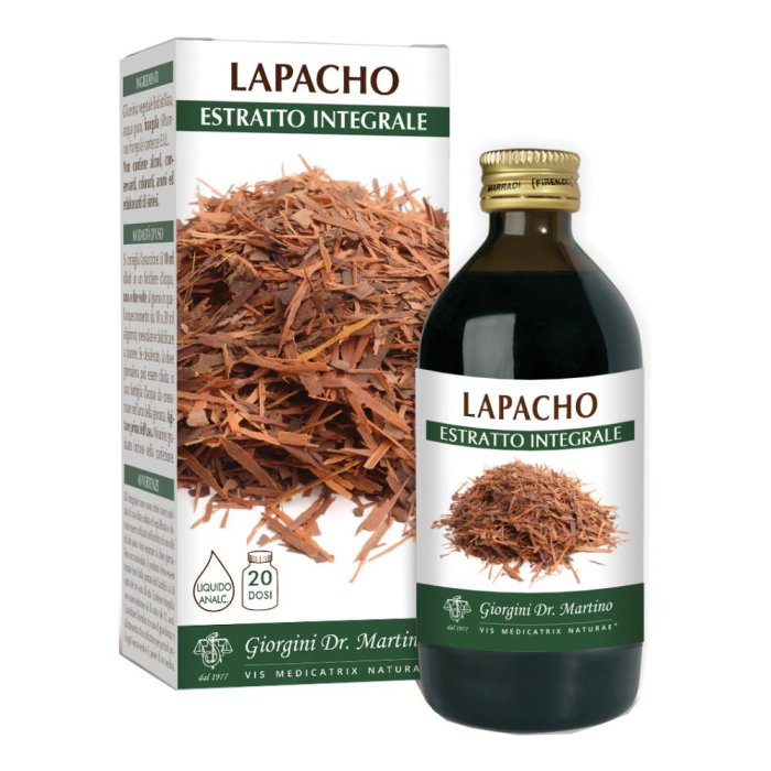 Lapacho Estratto Integrale 200 ml Integratore Naturale Antiossidante e Depurativo