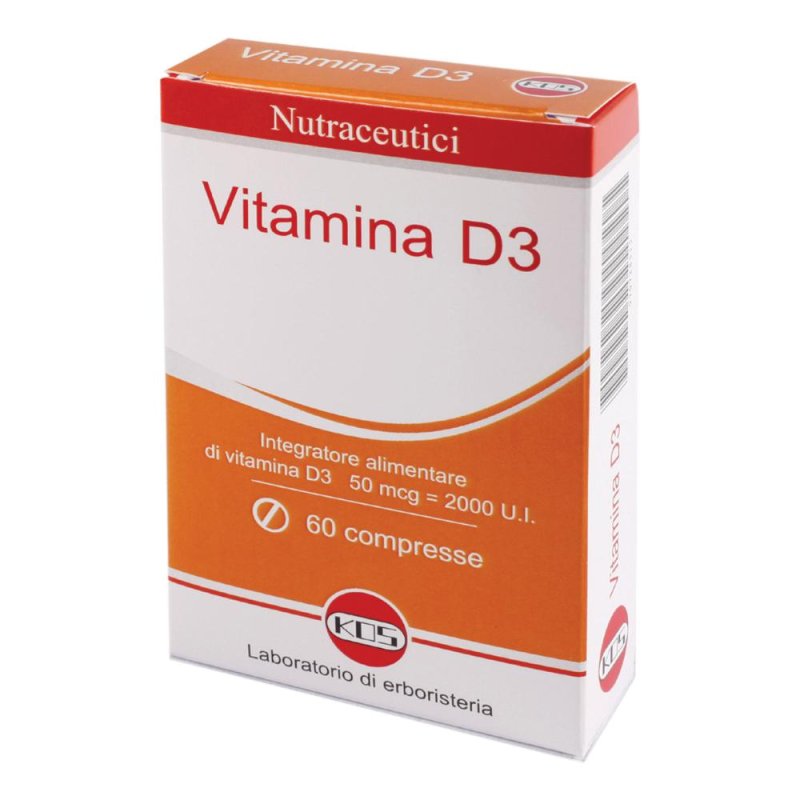 Vitamina D - Integratore per la Salute delle Ossa e del Sistema Immunitario 60 compresse