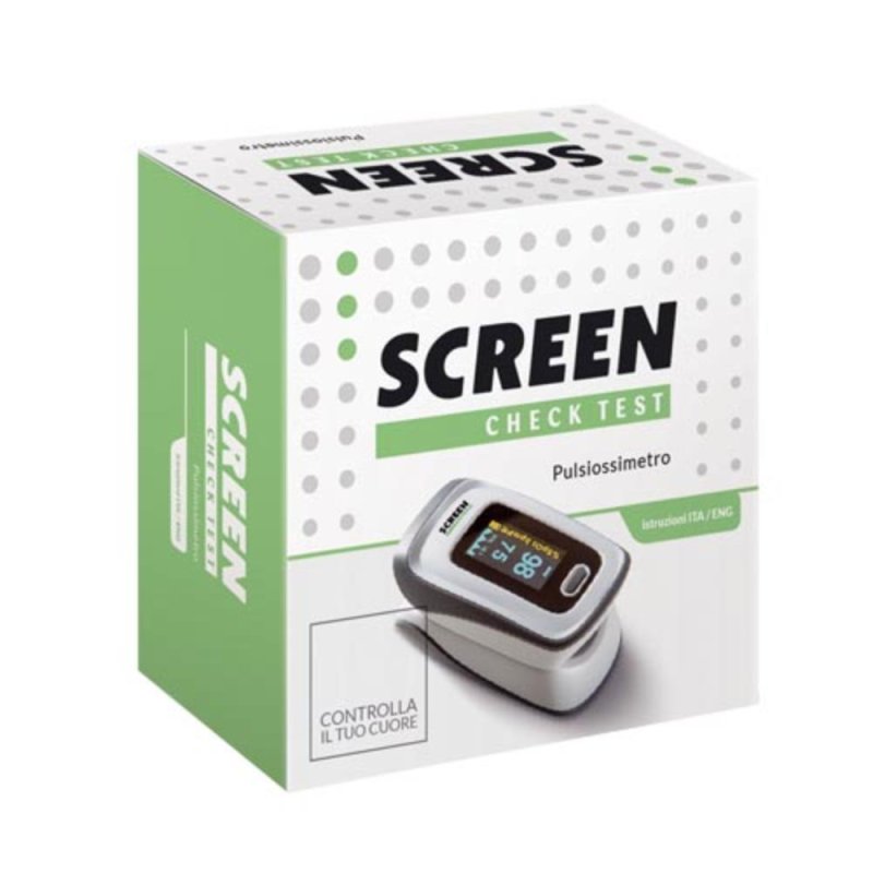 Screen Pharma Pulsiossimetro Misurazione Saturazione Ossigeno Saturimetro