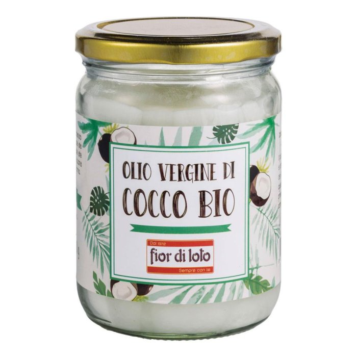 Fior Di Loto Olio Vergine Di Cocco Bio Prodotto da cucina 410g