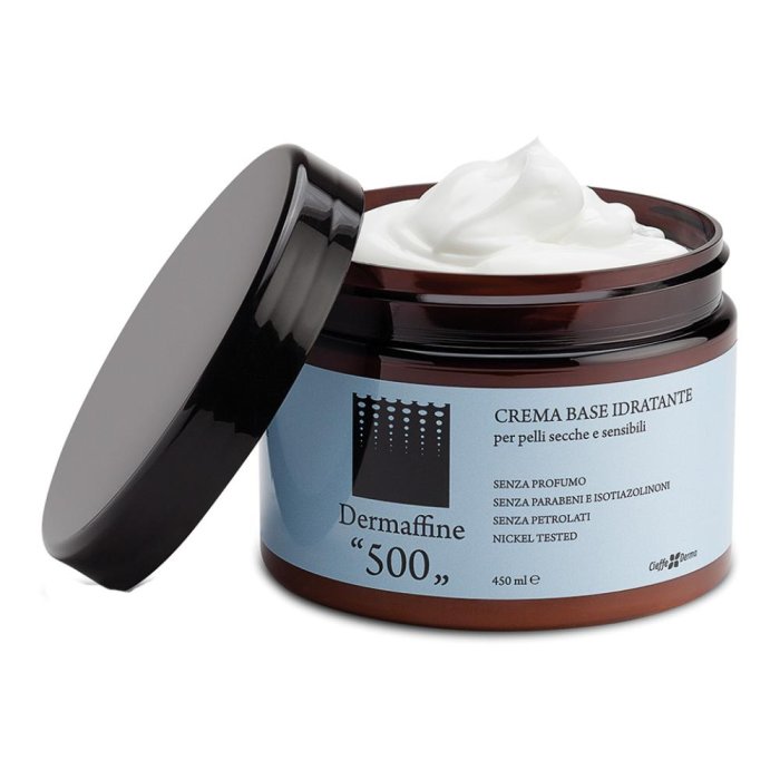 Dermaffine 500 Crema Base Idratante – Formula delicata per pelli secche e sensibili 450 ml