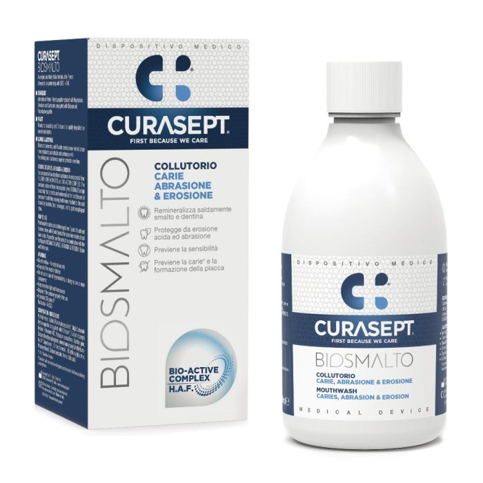 Curasept  Dispositivi Medici Biosmalto Colluttorio Protettivo 300ml