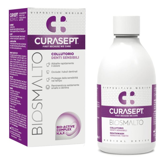  Curasept Biosmalto Collutorio Denti Sensibili 300 Ml
