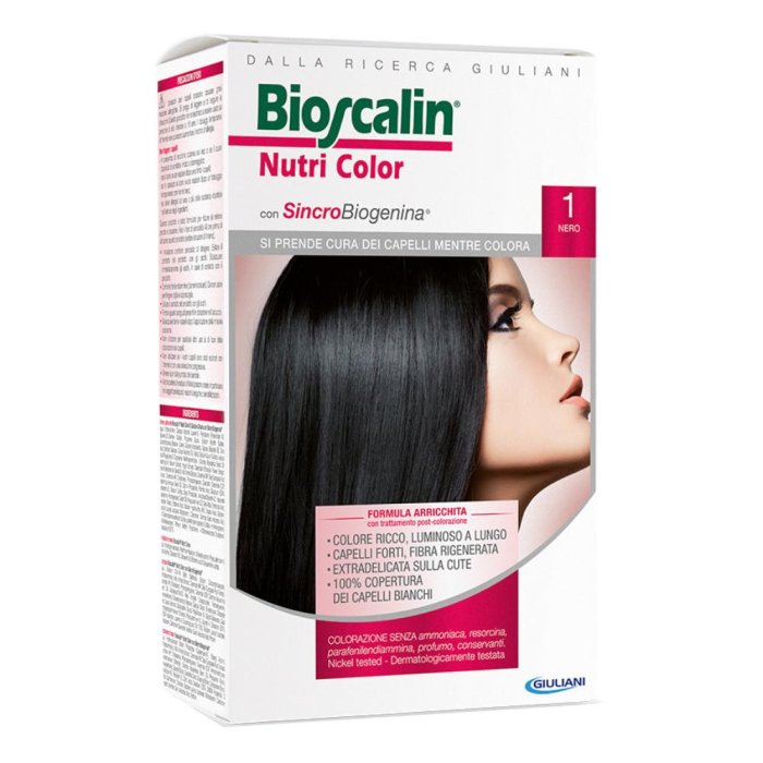 Bioscalin  Nutri Color SincroBiogenina Colorazione 1 Nero