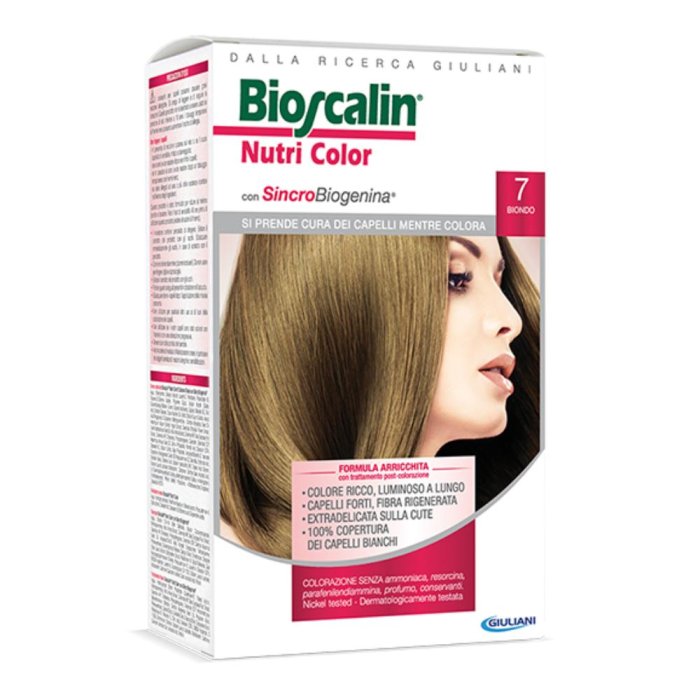 Bioscalin  Nutri Color SincroBiogenina Colorazione Capelli Tinta 7 Biondo