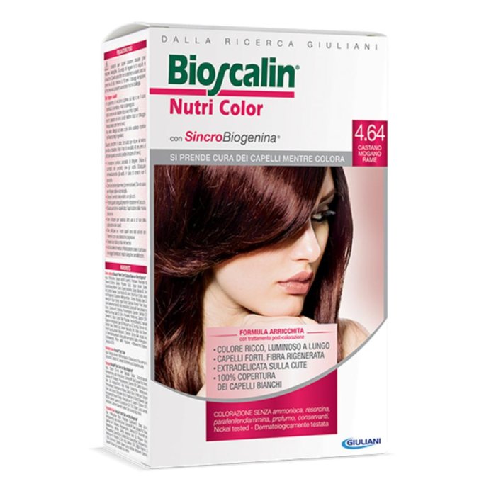 Bioscalin  Nutri Color SincroBiogenina Colorazione 4.64 Castano Mogano Rame