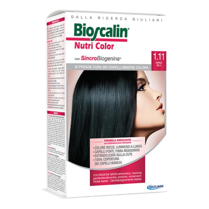 Bioscalin  Nutri Color SincroBiogenina Colorazione Capelli 1.11 Nero Blu